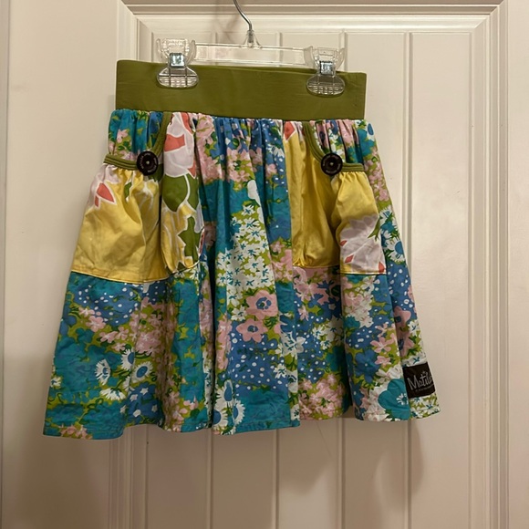 Matilda Jane Other - Matilda Jane size 8 girls skirt turquoise/green